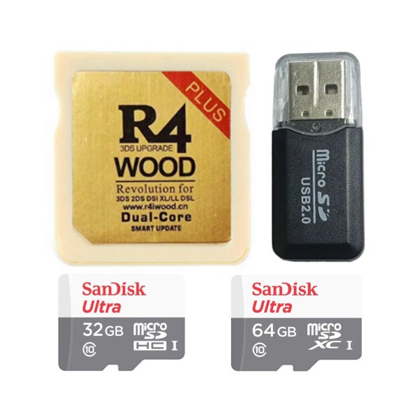 R4 GOLD Dual-Core PLUS R4칩 64GB 3DS 2DS XL DSI DSL NDS 한글판