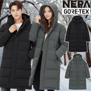 네파 롱패딩 남자 여자 고어텍스 구스다운 거위털 롱 다운 패딩 점퍼
