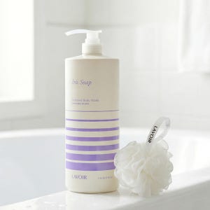 [증정/샤워볼] 라브아 퍼퓸 비건 바디워시 1.5L 1개 바디워시 대용량 아이리스 솝