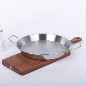 푸드 팬 인덕션 빠에야 감바스 손잡이 양식 플레이팅 업소용 ZZ 28cm