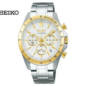 세이코 셀렉션 쿼츠 크로노그래프 요코미츠메 남성시계 SBTR027 실버