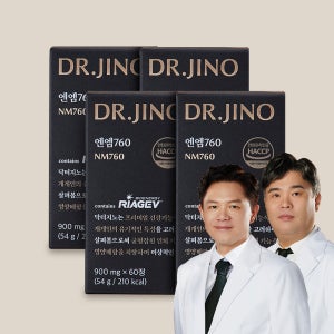 [28% 혜택] 닥터지노 엔엠760 NAD+ 니코틴산아미드 리아지브 NMN 60정, 4개