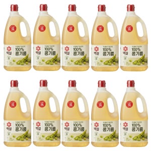 CJ제일제당 백설 콩기름(식용유) 1.8L, 10개