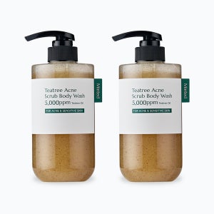 [민티드] 티트리 아크네 스크럽 바디워시 500ml (2개)