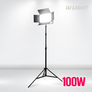 [iULIGHT] iU-100B 100W LED 스튜디오 사진 방송 촬영 조명 원스탠드 세트