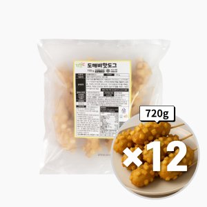 동화 핫도그 감자, 720g, 12개