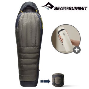 씨투써밋 스파크 프로 -9도 레귤러 950필파워 동계 구스 침낭 극동계 백패킹(지퍼링크L)