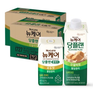 뉴케어 당플랜 호두맛 클래식 1BOX+당플랜 인절미맛 1BOX 균형영양식 (총 48팩)