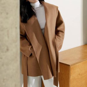 셀렙샵 핸드메이드 숄카라 코트 WYCA7S01