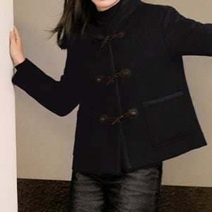 셀렙샵 울혼방 후드 더플 자켓 WYJP7S01