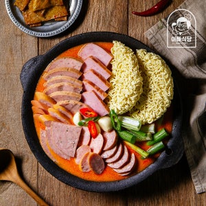 (2+2) 햄듬뿍 부대찌개 600g 4팩