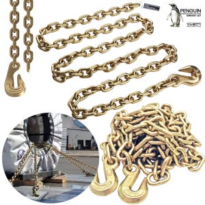 아연도금 다운체인/낙하산체인 (7.1mm/1.6톤) 용도/화물고정 운송 조선소 선박 항공기