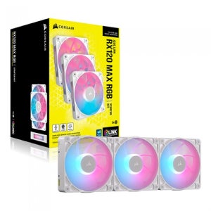 CORSAIR iCUE LINK RX120 MAX RGB (컨트롤러/3팩, 화이트)