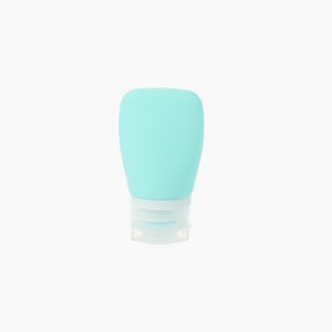 수영장 실리콘 공병 여행용샴푸통 캠핑 소분 용기 납작 블루 60ml