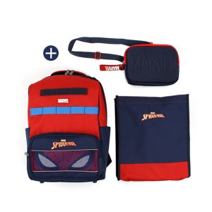 스파이더맨 체인지 책 가방 세트 입학 선물 저학년 초등학생 백팩