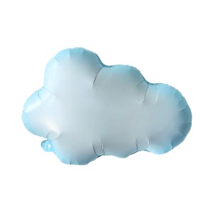 파티아일랜드 블루 그라데이션 구름 호일 풍선 베이비샤워 생일 이벤트 풍선