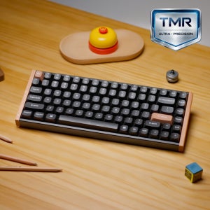 키크론 K2 HE 무선 자석축 키보드 래피드 트리거 게이밍 키보드 우드 블랙, 네뷸라 마그네틱