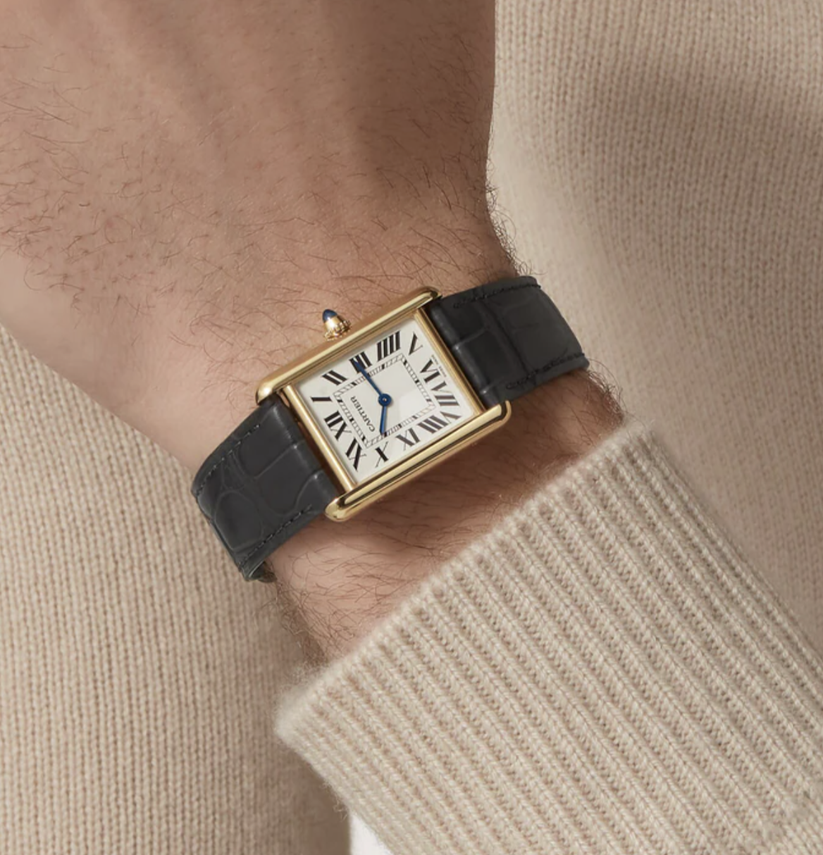 [국내백화점 풀패키지] 까르띠에 탱크 루이 예물 시계 라지