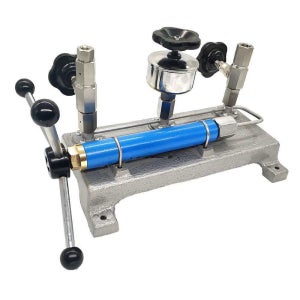 분동식 표준 압력계 검사 교정 레벨 피스톤 실험 유압