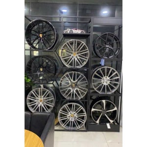 자동차 휠 선반 타이어 전시대 디스플레이 카센터 6자리 마름모