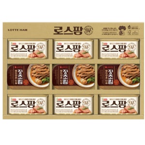설날 추석 스팸선물세트 로스팜 장조림 통조림 캔 명절 종합선물 전용 종이쇼핑백 포함