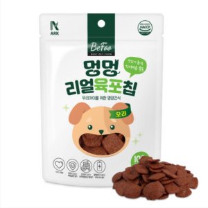 베푸 멍멍리얼육포칩 오리고기 50g 애견 과자