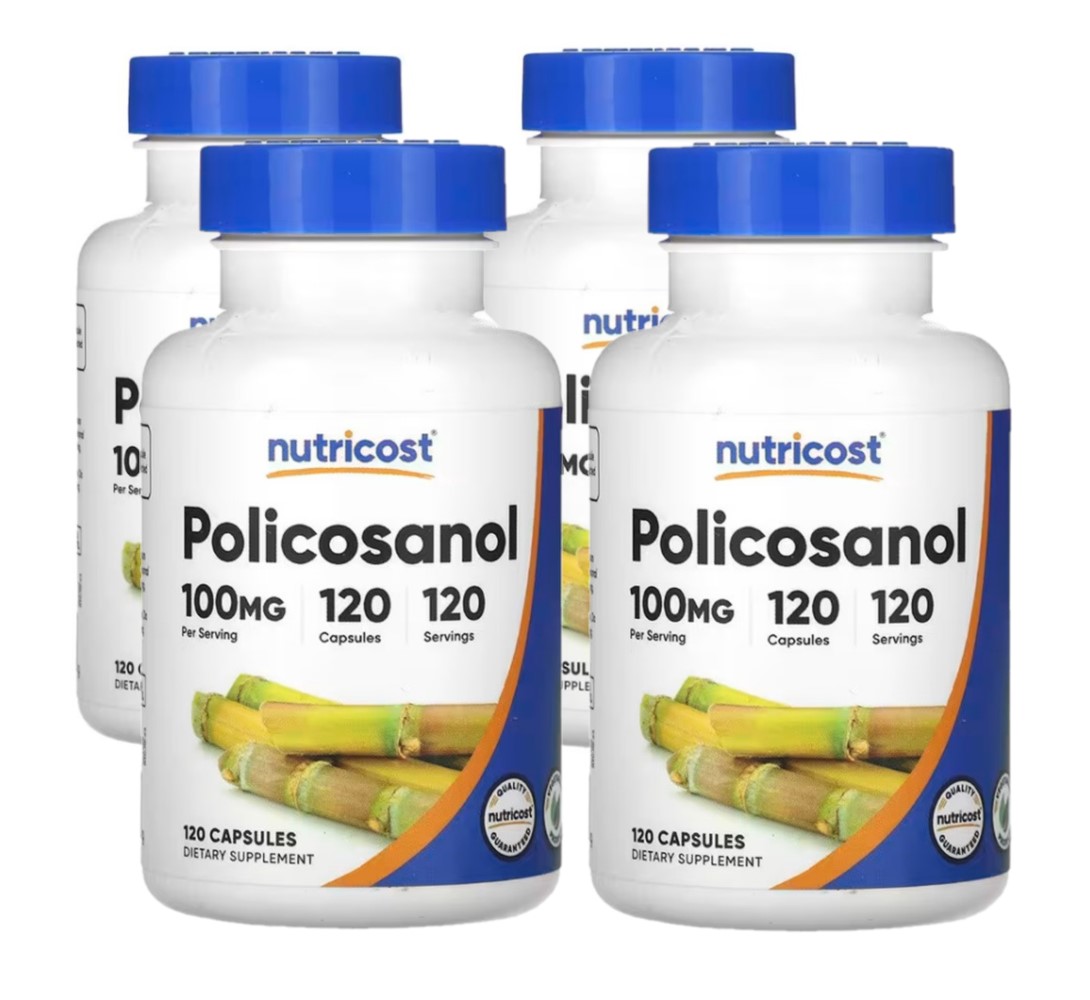 <b>뉴트리코스트 폴리코사놀</b> 100mg 120캡슐 4개