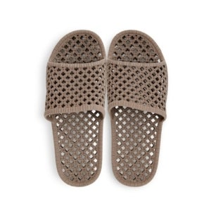 퍼팩트 욕실화 슬리퍼 270mm 베이지 라탄 패턴