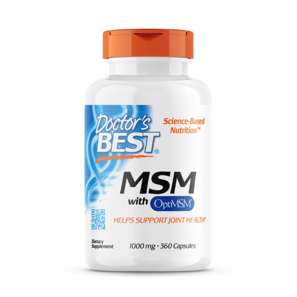 닥터스베스트 Doctor’s Best <b>MSM</b> 위드 옵티<b>MSM</b> <b>1000mg</b> 360정 2개