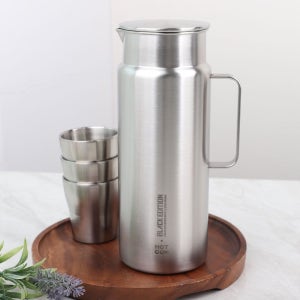 모던락 냉장고 물병 스텐 업소용 물통 스테인레스 손잡이 ZZ 1.85L