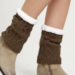 부츠컷레그워머 퍼 숏 털 방한 발목 발
