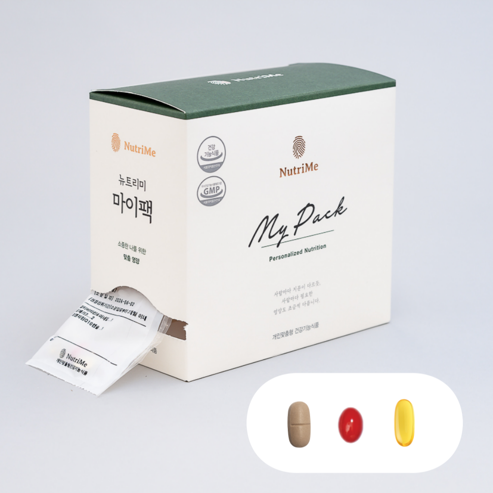 혈압관리 <b>뉴트</b>리미 마이팩 30포,1개월분 멀티팩 한포영양제 [맞춤형 건강기능식품]