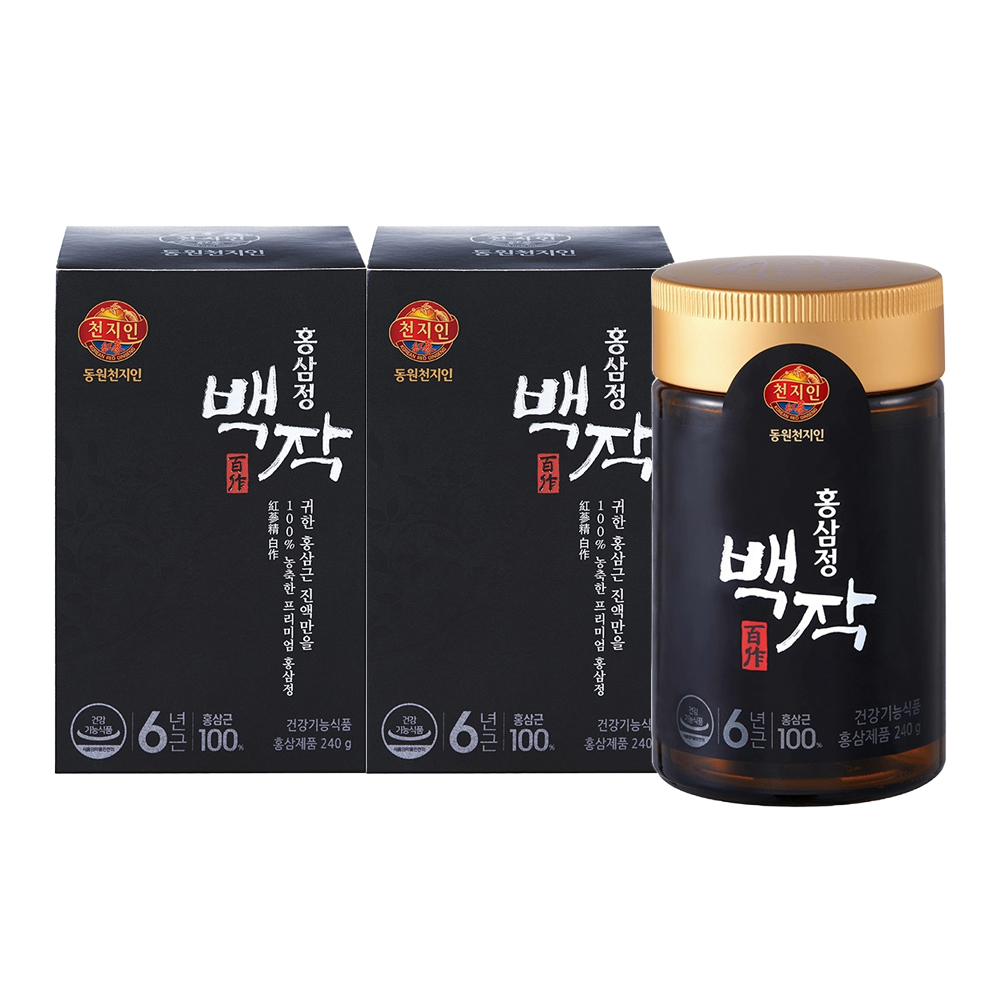 동원 천지인 홍삼정 백작 240g, 2개