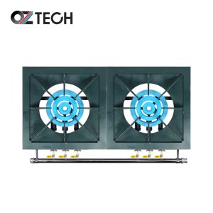 업소용 가스렌지 일반상판 1200 32화구 세라믹 간택기 LPG/도시가스 낮은렌지 오즈테크 2세대