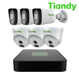 티앤디 자가설치 CCTV IP 카메라 6채널 세트 실내 야외 매장 카페 보안카메라