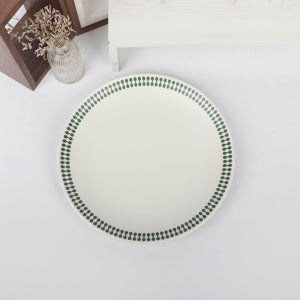 키치노 DS 진주 원톤 그린 원형 8호 DS-7942 접시 멜라민 그릇 요리 (213341)