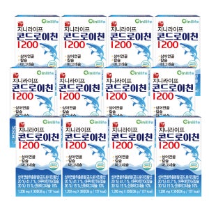 지니라이프 명작 콘드로이친 1200 30정, 12개