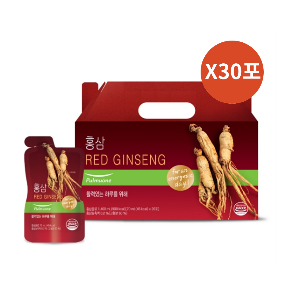 풀무원 홍삼 <b>활력</b> 홍삼즙 건강즙선물 70ml 30포