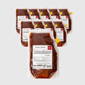 [사업자 전용] 미국식 바베큐 소스 1kg 10개 (네키드윙즈)