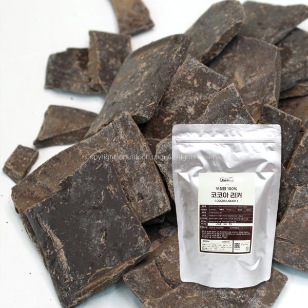 무설탕 다크초콜렛 카카오매스 500g 코코아 매스 100% 카카오 초콜릿 아이스포장