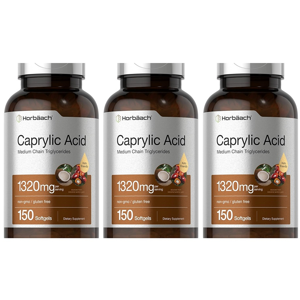 호바흐 <b>카프릴산</b> Caprylic Acid 150정 3통