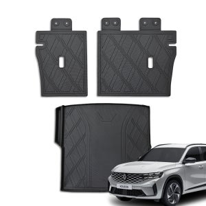 디케이몰 TPE 트렁크매트 그랑 콜레오스 하이브리드, 등받이+트렁크