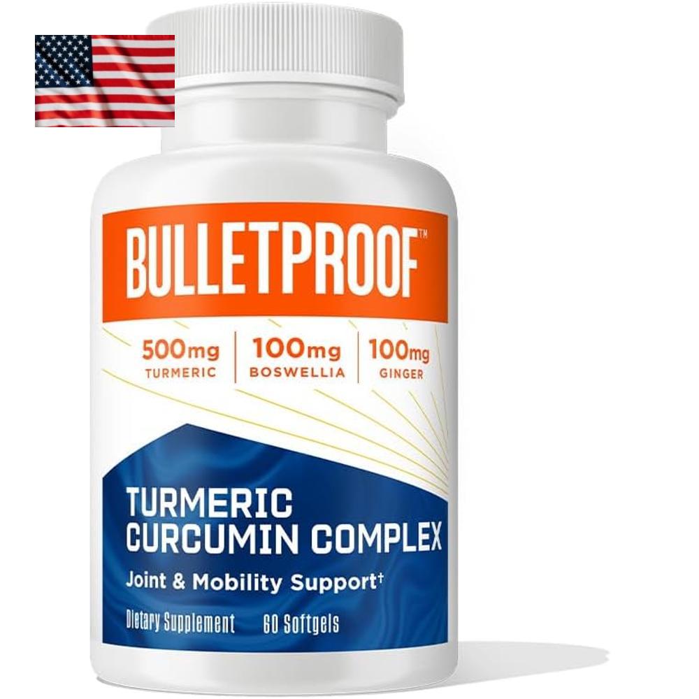 Bulletproof Turmeric Curcumin 벌렛<b>프루프</b> 튜메릭 커큐민 60캡슐