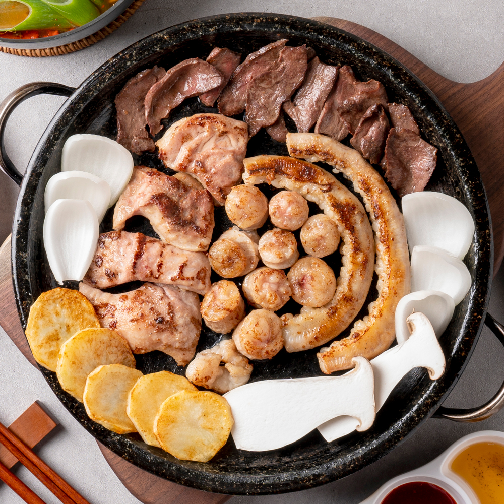 [장사의신 장신몰] 밀키트 초벌 소곱창 소 막창 대창 염통 곱창 160g