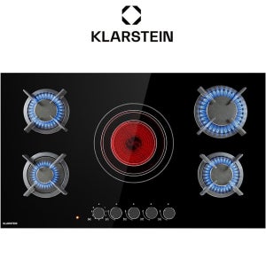 독일 클라슈타인 5구 가스쿡탑 멀티셰프 콤비네이션 인덕션 가스레인지 블랙