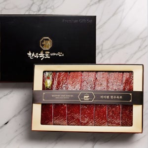 쇠고기 육포 선물세트 한우 선물용 우 육포 60g 7개입