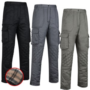 [1+1] 겨울 기모 방한솜바지[무지] 카고 작업 워크웨어 배달 빅사이즈