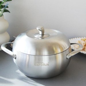 스텐 양수냄비 통3중 애플냄비 유로룩스 22cm