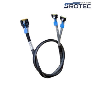 SROTEC SlimSAS 케이블 SFF8654 to MCIO 4i x2