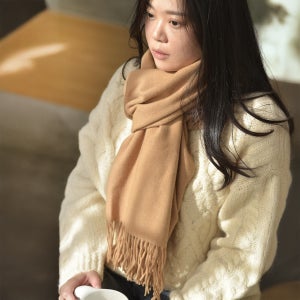 부드러운 겨울 머플러 커플 목도리 선물